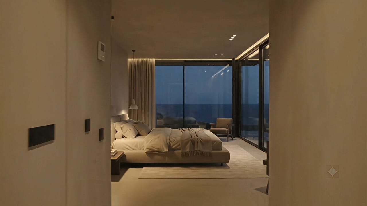 Upper terrace framing panoramic daylight view
