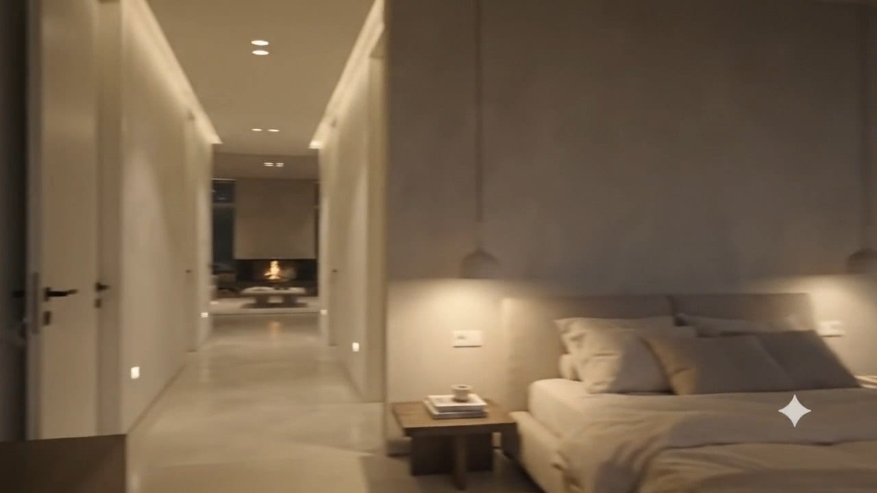 Interior courtyard and spatial daylighting